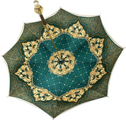 Gorgeous Cream Color Umbrella With Double Fabric - IL MARCHESATO LUXURY UMBRELLAS, CANES AND SHOEHORNS