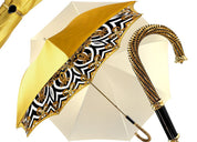 Umbrella Double Yellow Gold Cloth