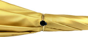 Umbrella In Fantastic Double Yellow Gold Cloth - IL MARCHESATO LUXURY UMBRELLAS, CANES AND SHOEHORNS