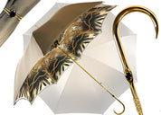 CHOCOLATE CHAIN LEOPARD PRINT UMBRELLA
