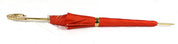 Elegant Internally Leopard Print Umbrella, Double Cloth - IL MARCHESATO LUXURY UMBRELLAS, CANES AND SHOEHORNS