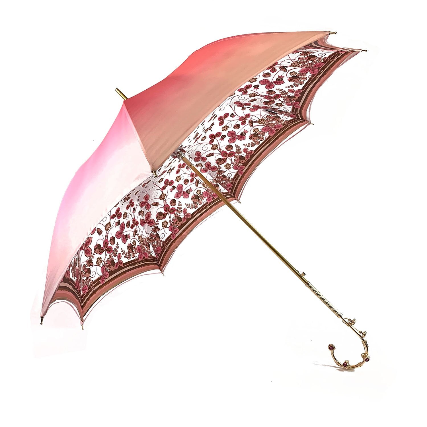 Tulipaner Orient grill Fantastic light pink umbrella with Special flowered handle – ilMarchesato -  Luxury Umbrellas, Canes and Shoehorns