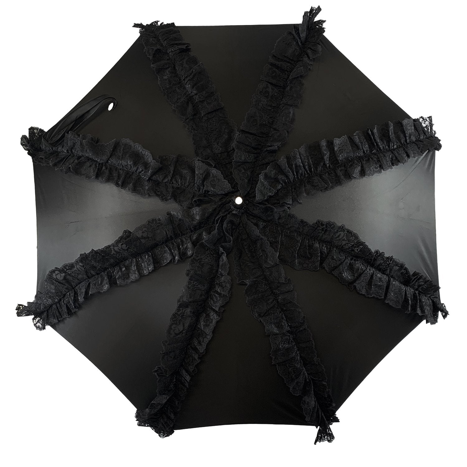 Limited collection - umbrella with Black lace - exclusive "ilMarchesato" - IL MARCHESATO LUXURY UMBRELLAS, CANES AND SHOEHORNS