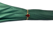 Fanciful Green Umbrella with Roses