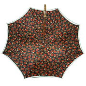 Fanciful Green Umbrella with Roses