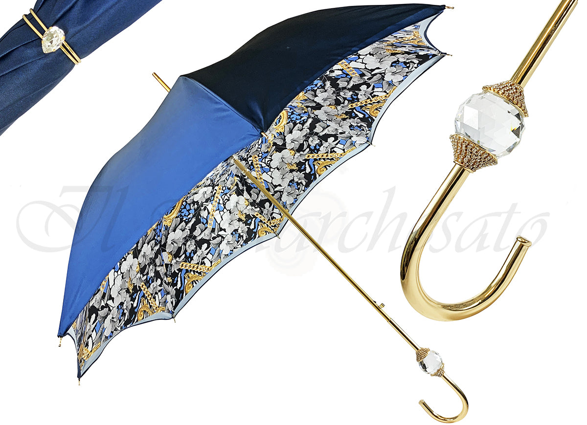 Beautiful Umbrella with Swarovski crystal sphere