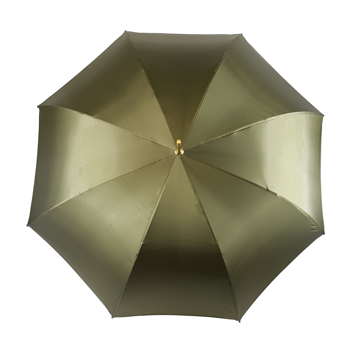 Precious Khaki Umbrella with Crystal Medallion