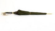 Precious Khaki Umbrella with Crystal Medallion
