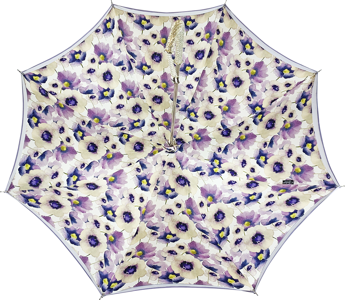 Sparkling Lilac Umbrella with Anemones