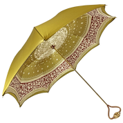 Original Umbrella with Heart handle and red Crystals