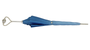 Wonderful light blue Umbrella with abstract marine design
