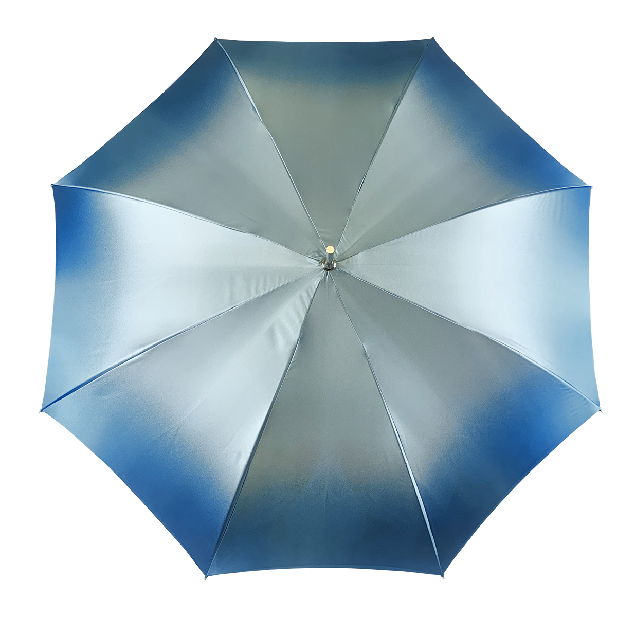 Wonderful light blue Umbrella with abstract marine design