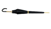 Simple and Elegant Black Umbrella with Animalier design