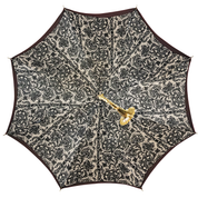 Burgundy shimmering with internal lace design