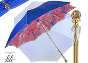 Fantastic blue with "35fili" Coral design