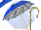 Umbrella in Fantastic double canopy blue