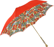 Marvellous Red umbrella with jewel handle