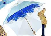 il Marchesato Blue Peacock Umbrella