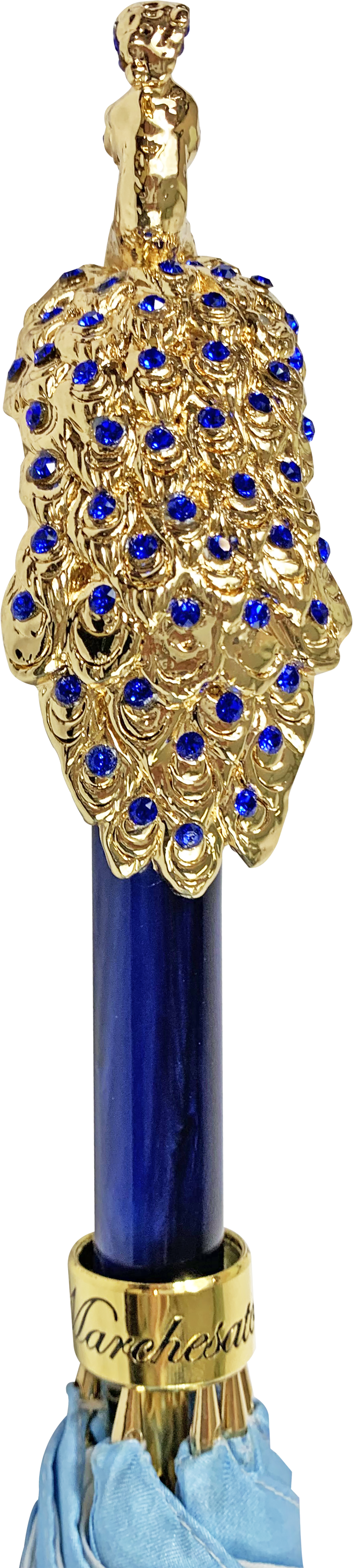 il Marchesato Blue Peacock Umbrella – ilMarchesato - Luxury