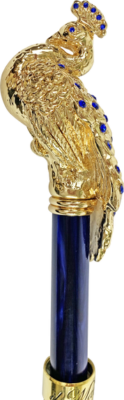 il Marchesato Blue Peacock Umbrella