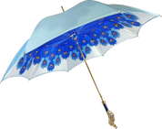 il Marchesato Blue Peacock Umbrella