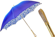 Fine and elegant light blue umbrella