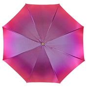 Fuchsia umbrella with medallion and crystals