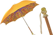 Fantastic Orange umbrella with leopard print