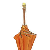 Fantastic Orange umbrella with leopard print