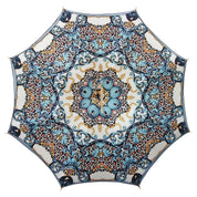 Ombrello Blu con ornamenti leopardati