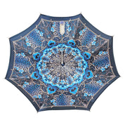 Meraviglioso design color petrolio con manico 925 argento placcato