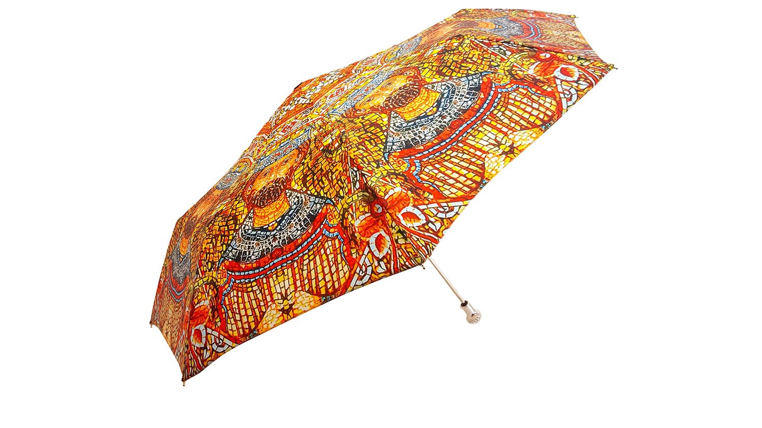 il Marchesato Women's Folding Umbrella - Byzantine Design - il-marchesato