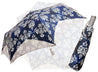 Blue & Grey Women's Folding Umbrella - il-marchesato