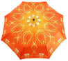 il Marchesato Exclusive Orange Abstract Design, Women's Folding Umbrella - il-marchesato