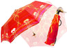 il Marchesato Exclusive Red Abstract Design, Women's Folding Umbrella - il-marchesato