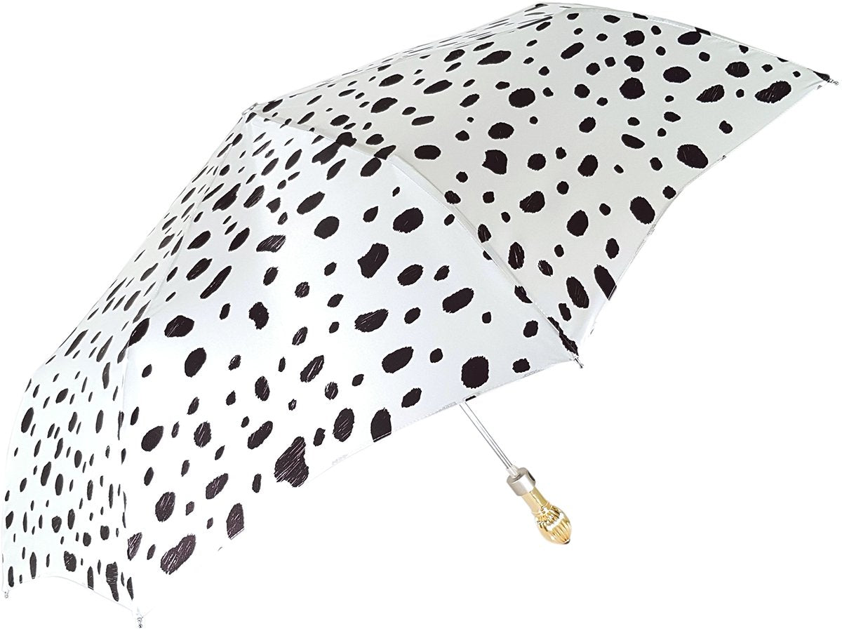 Elegant Spotted Woman's Folding Umbrella - il-marchesato