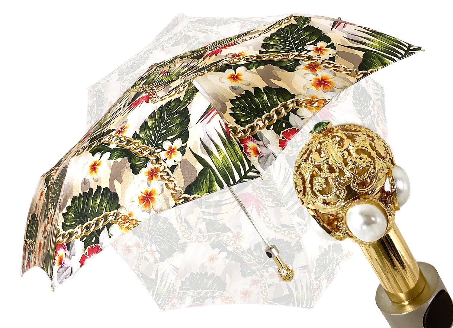 Il Marchesato Flower and Chain Umbrella - il-marchesato