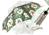 il Marchesato Ladies Folding Umbrella - Exclusive Floral Design - IL MARCHESATO LUXURY UMBRELLAS, CANES AND SHOEHORNS