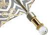 Folding Umbrella With Swarovski Crystal - IL MARCHESATO LUXURY UMBRELLAS, CANES AND SHOEHORNS