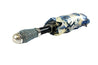 Lovely Folding Umbrella With Blue Poppies Design - IL MARCHESATO LUXURY UMBRELLAS, CANES AND SHOEHORNS