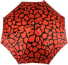 Black & Red Folding Umbrella - IL MARCHESATO LUXURY UMBRELLAS, CANES AND SHOEHORNS
