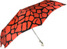 Black & Red Folding Umbrella - IL MARCHESATO LUXURY UMBRELLAS, CANES AND SHOEHORNS