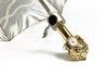 Leoparded Folding Umbrella With Chains - IL MARCHESATO LUXURY UMBRELLAS, CANES AND SHOEHORNS