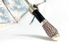 Beautiful Folding Umbrella With Floral Print - IL MARCHESATO LUXURY UMBRELLAS, CANES AND SHOEHORNS