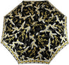 Women's Folding Umbrella - Wonderful Heron Design - IL MARCHESATO LUXURY UMBRELLAS, CANES AND SHOEHORNS