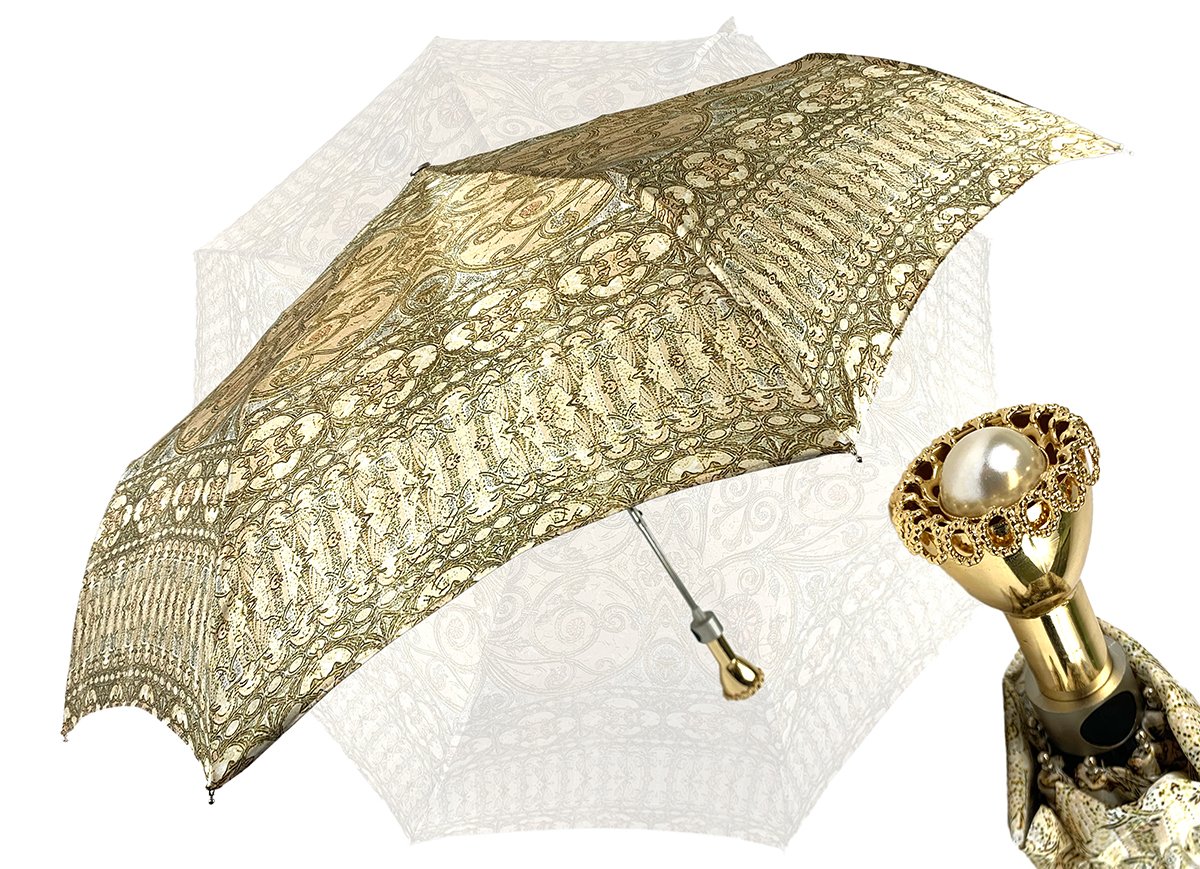 luxury folding umbrella baroque design