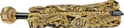 Cream paisley design with yellow stone
