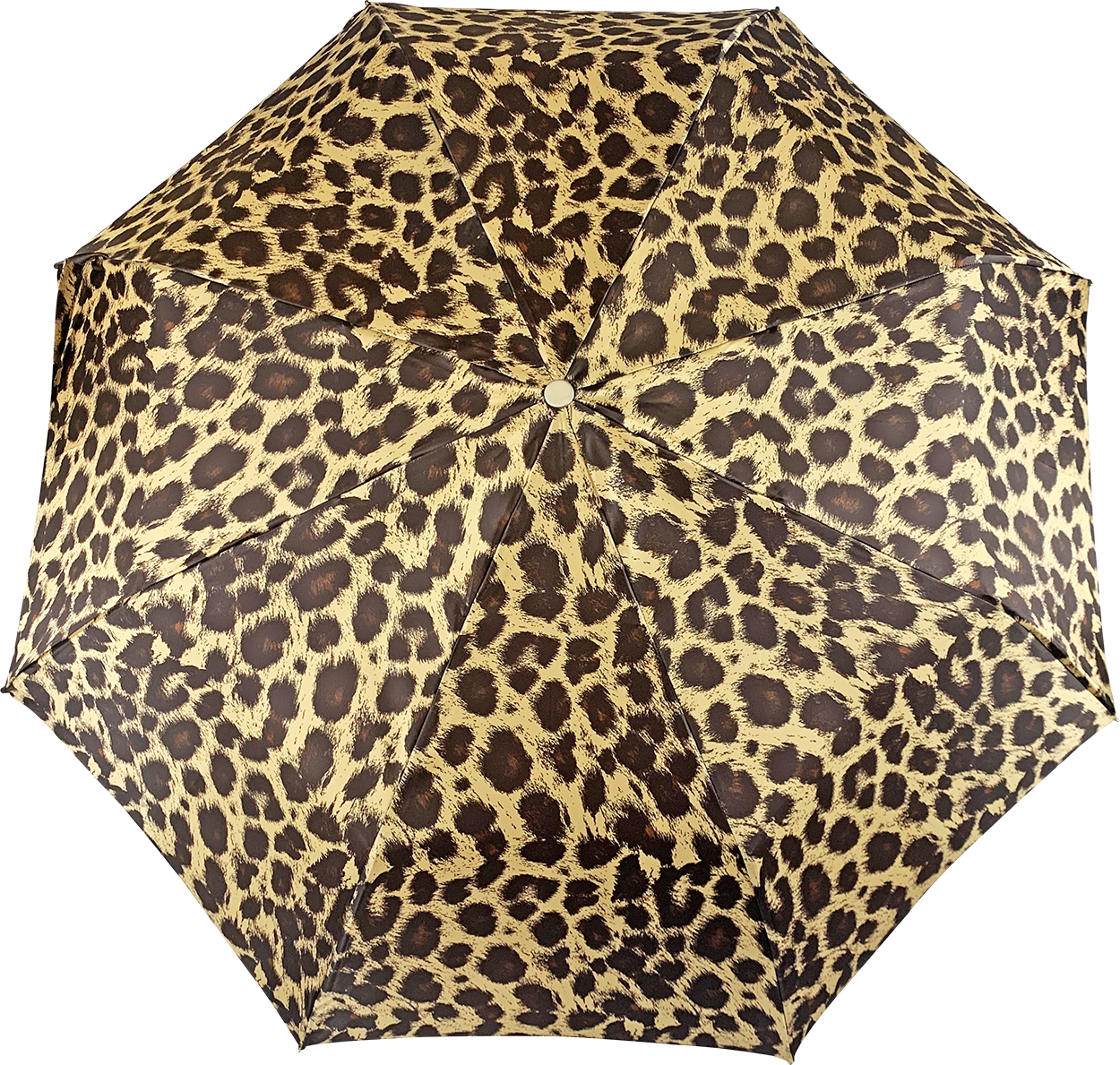Elegant leopard design with filigree handle