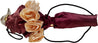 Amazing Frilly Burgundy Folding Umbrella Parasol - il-marchesato