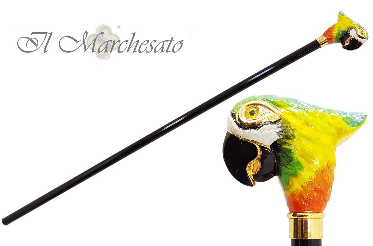 A Walking Stick With Parrot Handle - il-marchesato